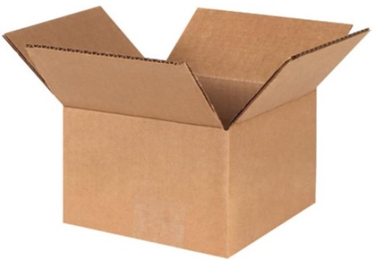 Verzenddozen - Verpakking Dozen - Verzenden - Sterk Karton - 6x6x4 Inch - Bruin