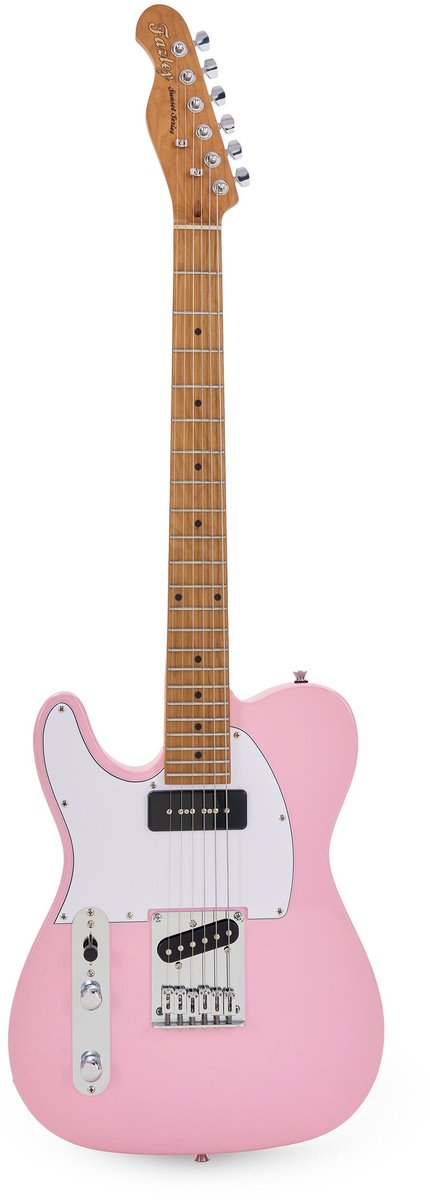 Elektrische gitaar - Met gratis lessen - incl. gigbag - Roze - Fazley