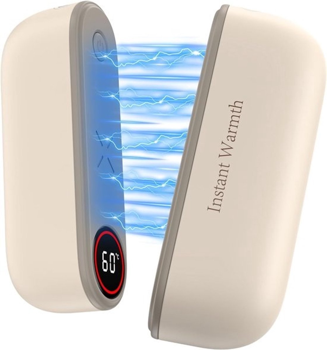 2x Oplaadbare Handwarmers USB - Herbruikbaar & Magnetisch - 3 Warmtestanden - Directe Warmte voor Buitenactiviteiten