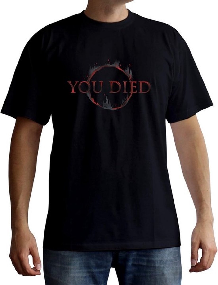 You Died T-Shirt - Donker Zwart - Gaming Merch voor Fans
