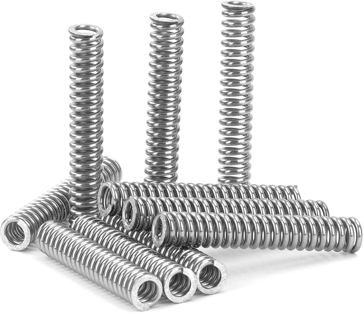 Compression veren 35 mm RVS veer met 1.1 mm draaddiameter en 6 mm buitendiameter - 20 stuks voor optimale veerprestaties en duurzaamheid