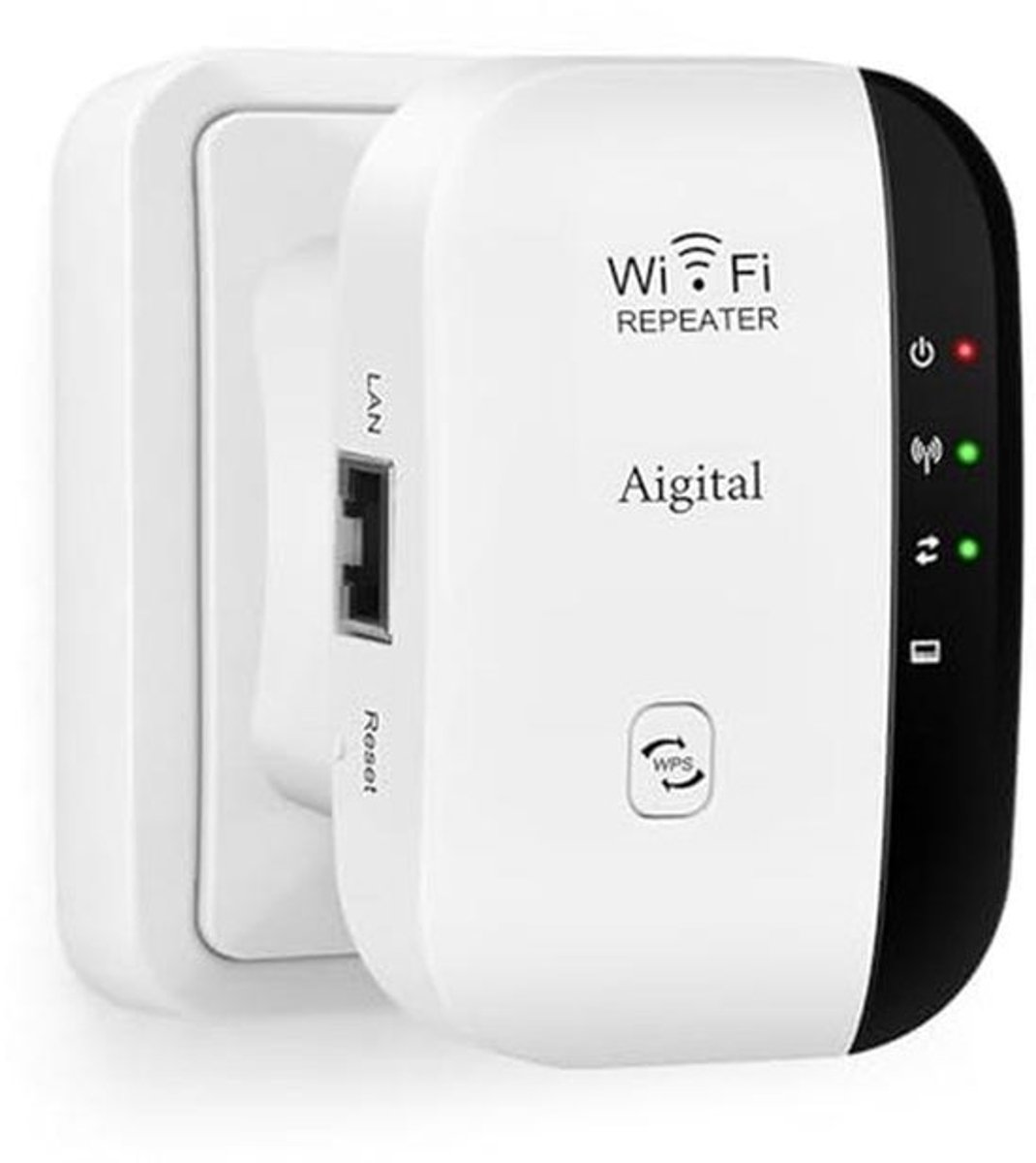Draadloze Wifi-extender en toegangspunt - Versterk je wifi-signaal tot 300 Mbps met eenvoudige installatie