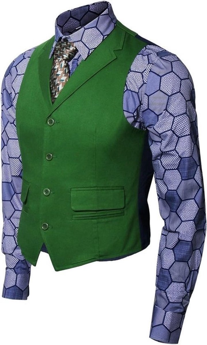 Heren Joker Kostuum Set voor Halloween en Cosplay