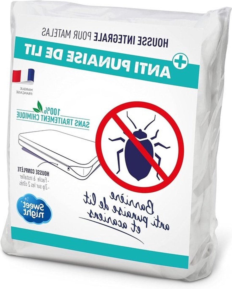 Matras Beschermhoes 90x200 cm - Anti-Mijt & Anti-Bedwants - 30 cm Diep - Ritssluiting
