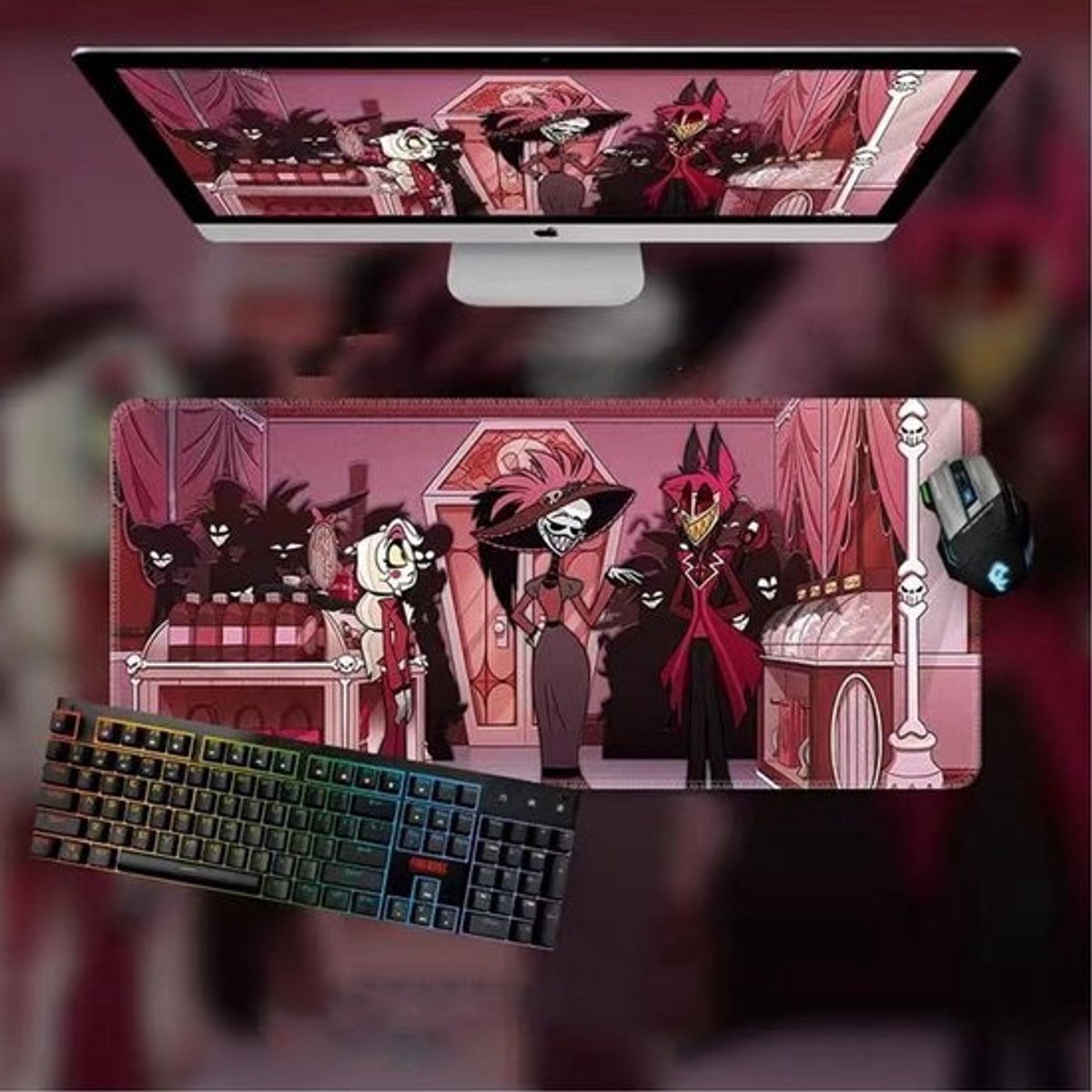 Anime Muismat voor Gaming en Werken 800 x 300 mm - Waterbestendige Bureaumat voor Computer en Laptop