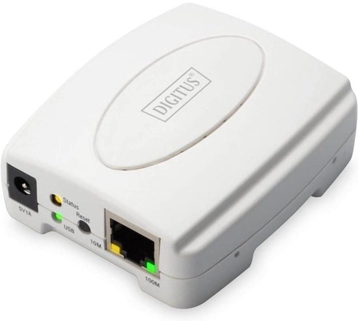 Fast Ethernet Printserver met USB 2.0 - Deel Printer via Netwerk