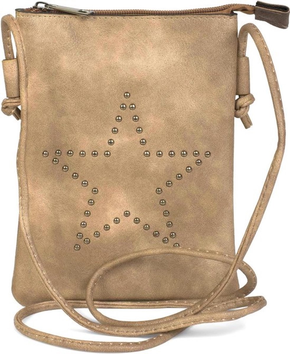 Mini Schoudertas met Stervormige Studs voor Dames