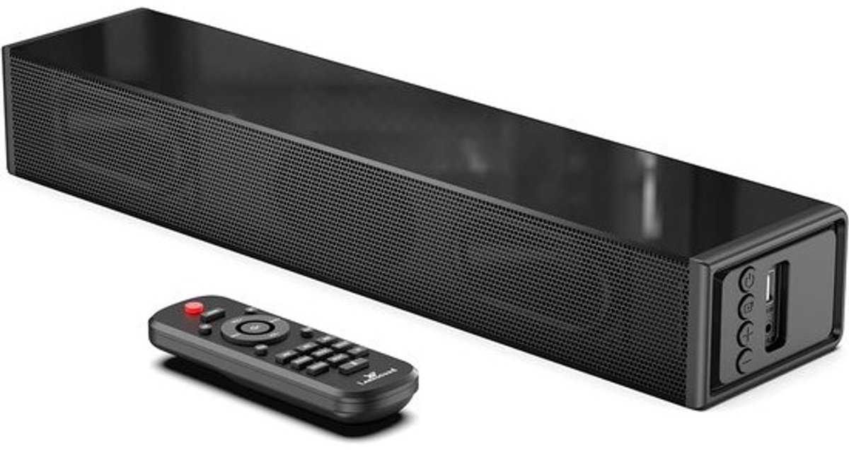 Compacte Soundbar met Bluetooth, HDMI ARC en Optische Ingang - TV, PC, Gaming Audio Systeem