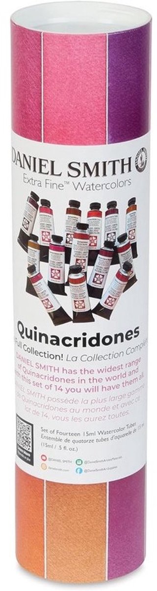 Aquarelverf Set van 14 Kleuren - Professionele Kwaliteit - Quinacridon Collectie