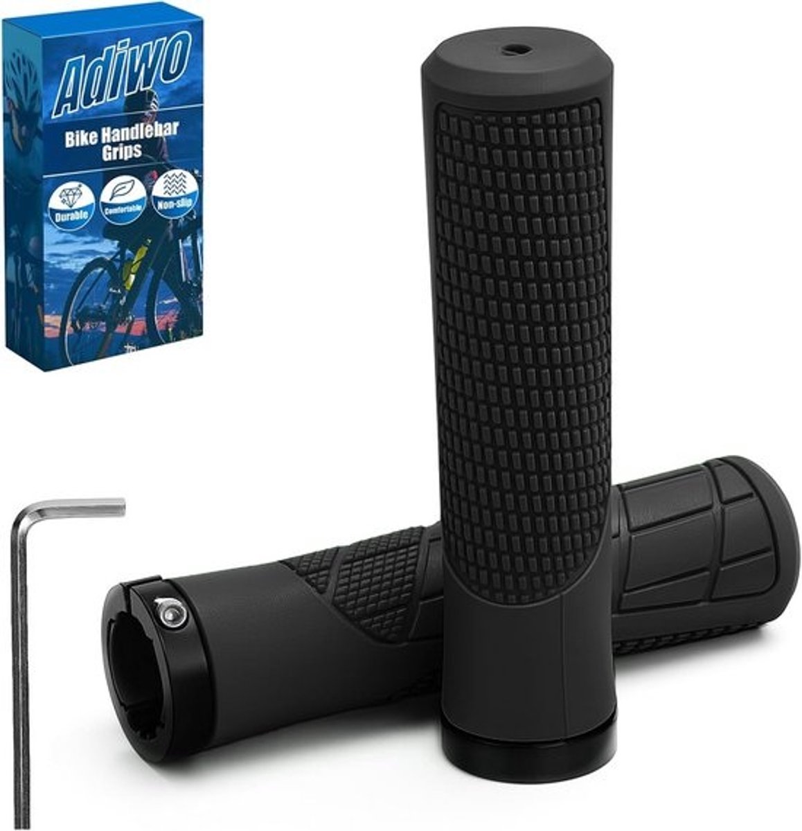 Ergonomische Fietshandgrepen voor 22,2 mm Stuur - Antislip en Snelle Montage voor Trekkingfiets, Racefiets, Stadsfiets, Vouwfiets en Mountainbike