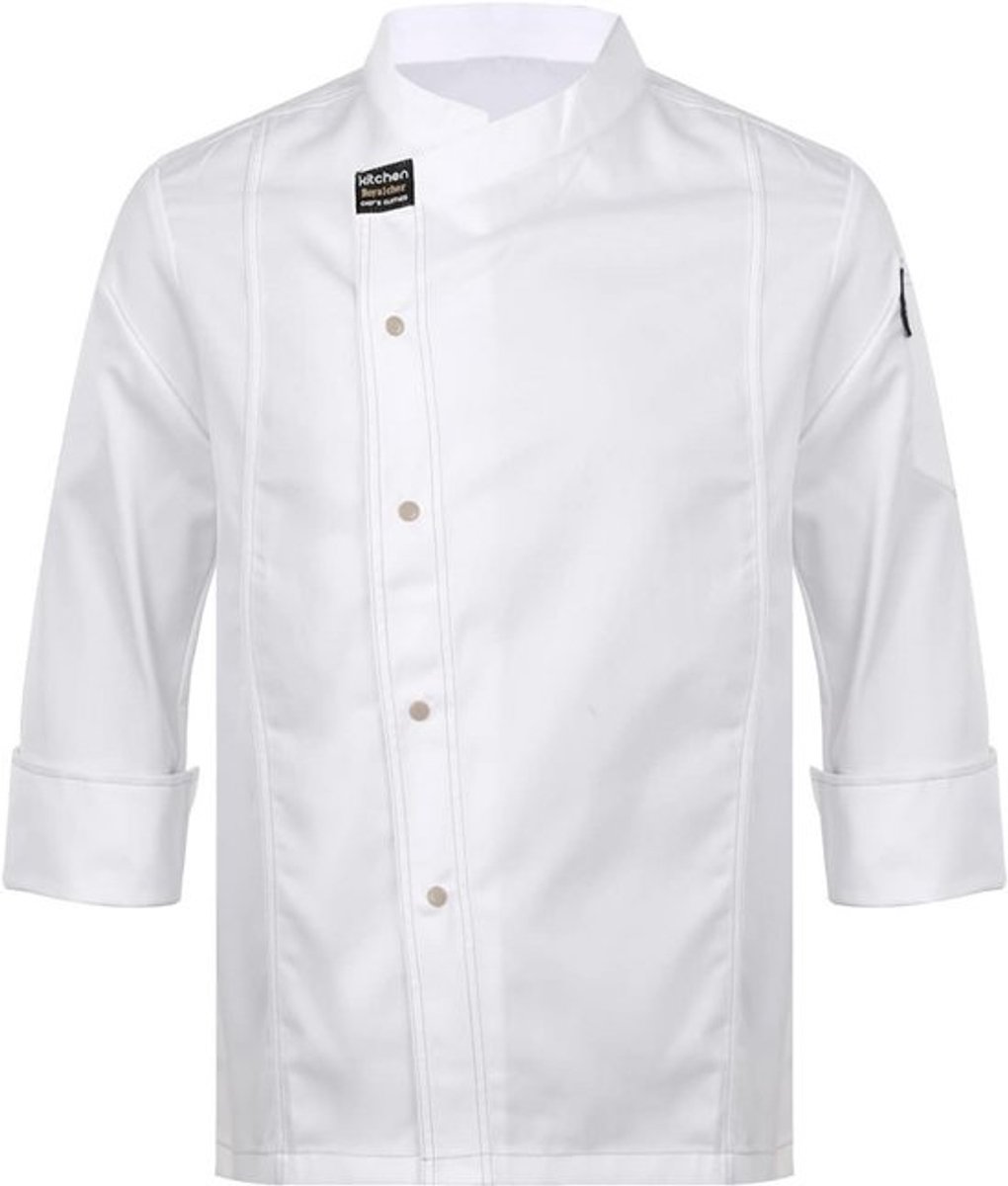 Koksjas voor heren en dames - Werkuniform voor restaurant, bakkerij en hotel (M-4XL)