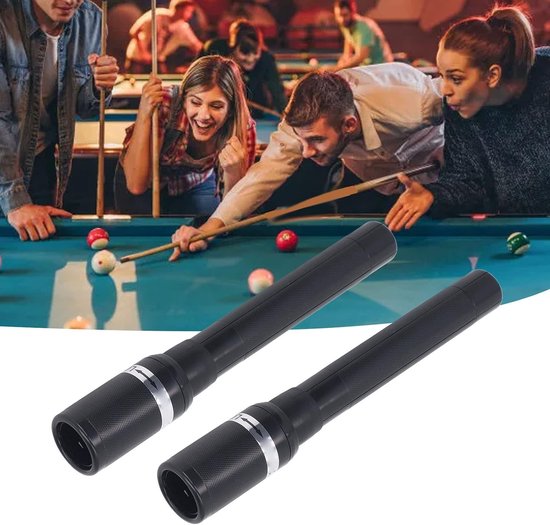 Pool Cue Verlengset - Billiard Stok Verlenging met Sterke Grip voor 9 Ballen, Inclusief 2 Stukken, Perfect voor Spelers — afbeelding 4