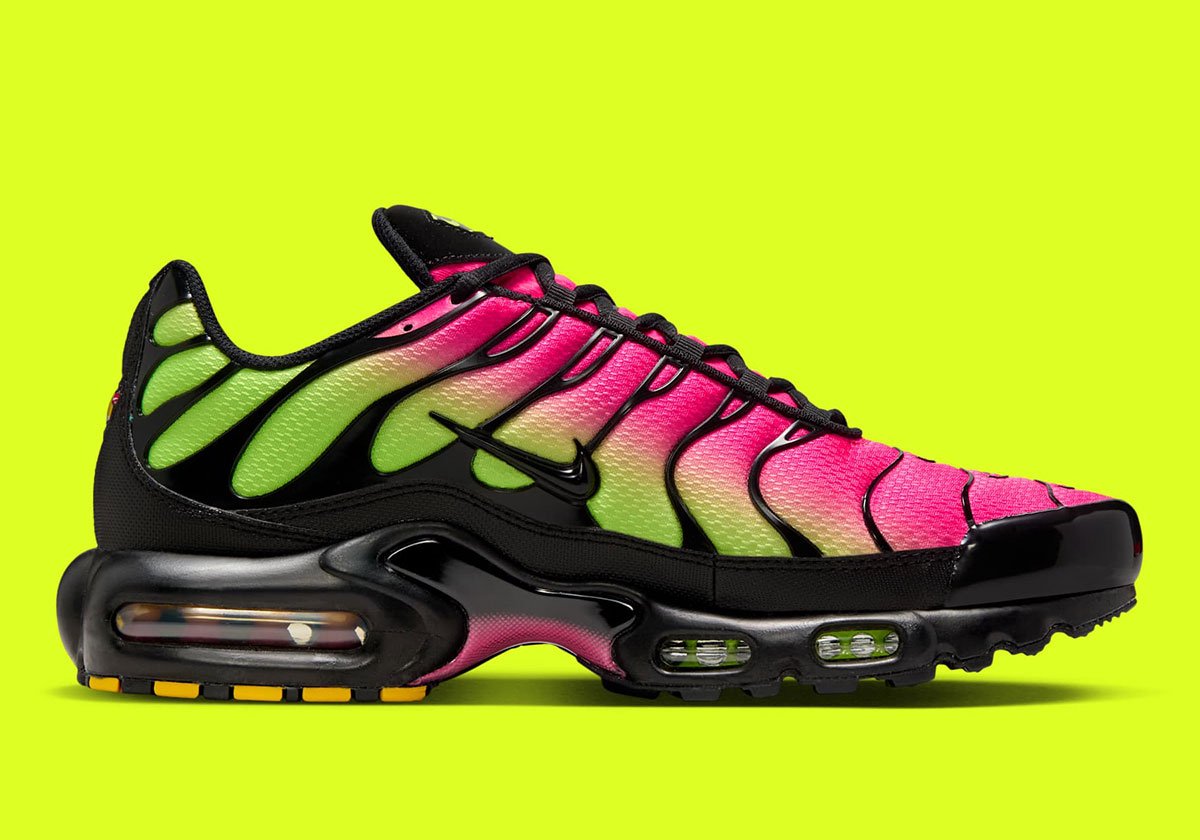 Nike Air Max Plus Sneakers – Hyper /Volt/ Air Max Plus Lifestyle Heren Sneakers Zwart