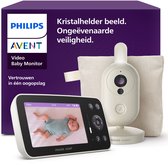 Philips Avent Video babyfoon - Tot 60 uur batterijduur - Nachtzicht en Witte ruis - DEKRA-gecertificeerd - Inclusief Reistas - zonder wifi - SCD871/26