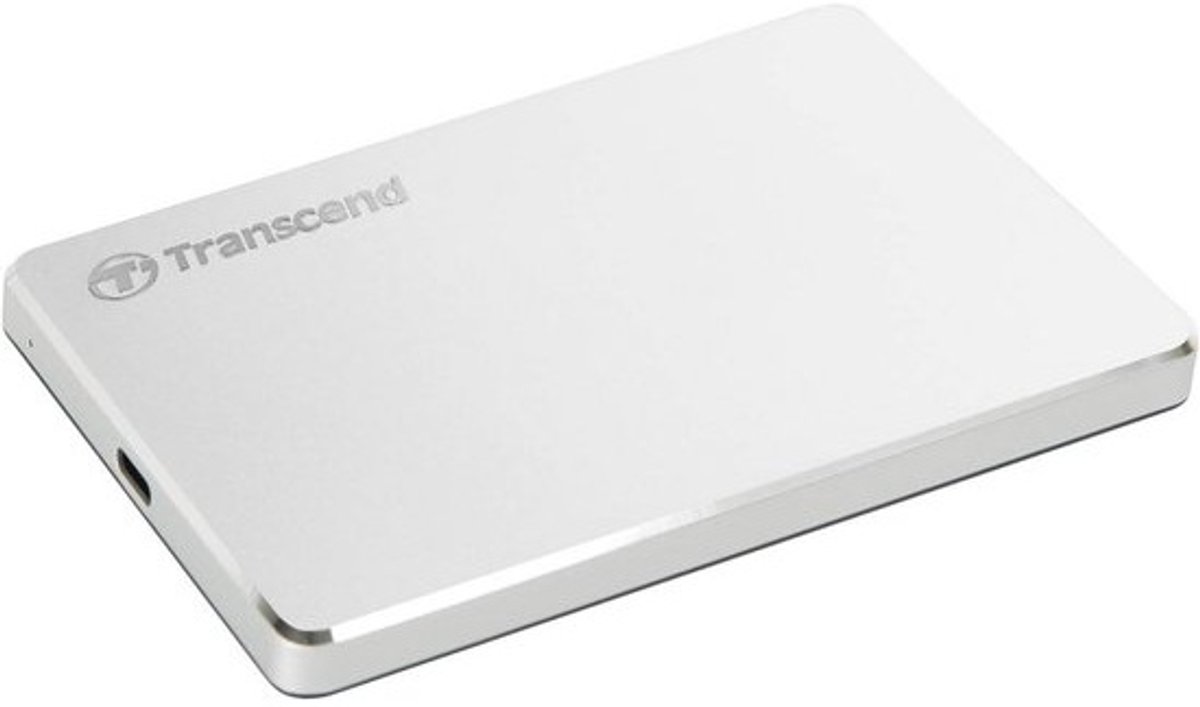 Externe harde schijf USB Type C 2 TB aluminium