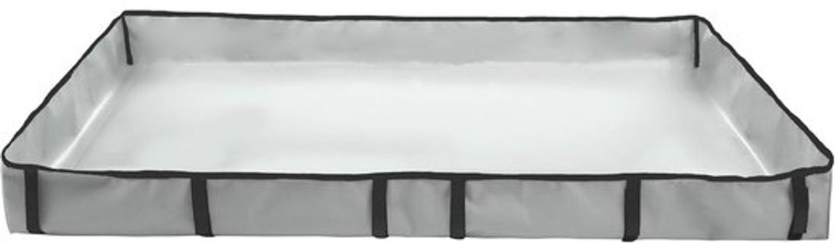 Kooi Bodem - Hok Voering - Dierenverblijf Schoon - Waterdicht PVC - 30 x 122 cm - Zwart