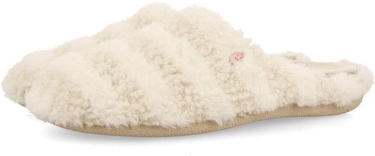 Warme Dames Pantoffels van Lamsvacht met Uitneembare Zool