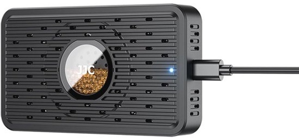 Herbruikbare Droogmiddel Silicagel Bus - Draagbare Vochtabsorberende Luchtontvochtiger met Type-C Poort voor Eenvoudige Reactivering - Ideaal voor Camera's, Elektronica en Gereedschapskisten
