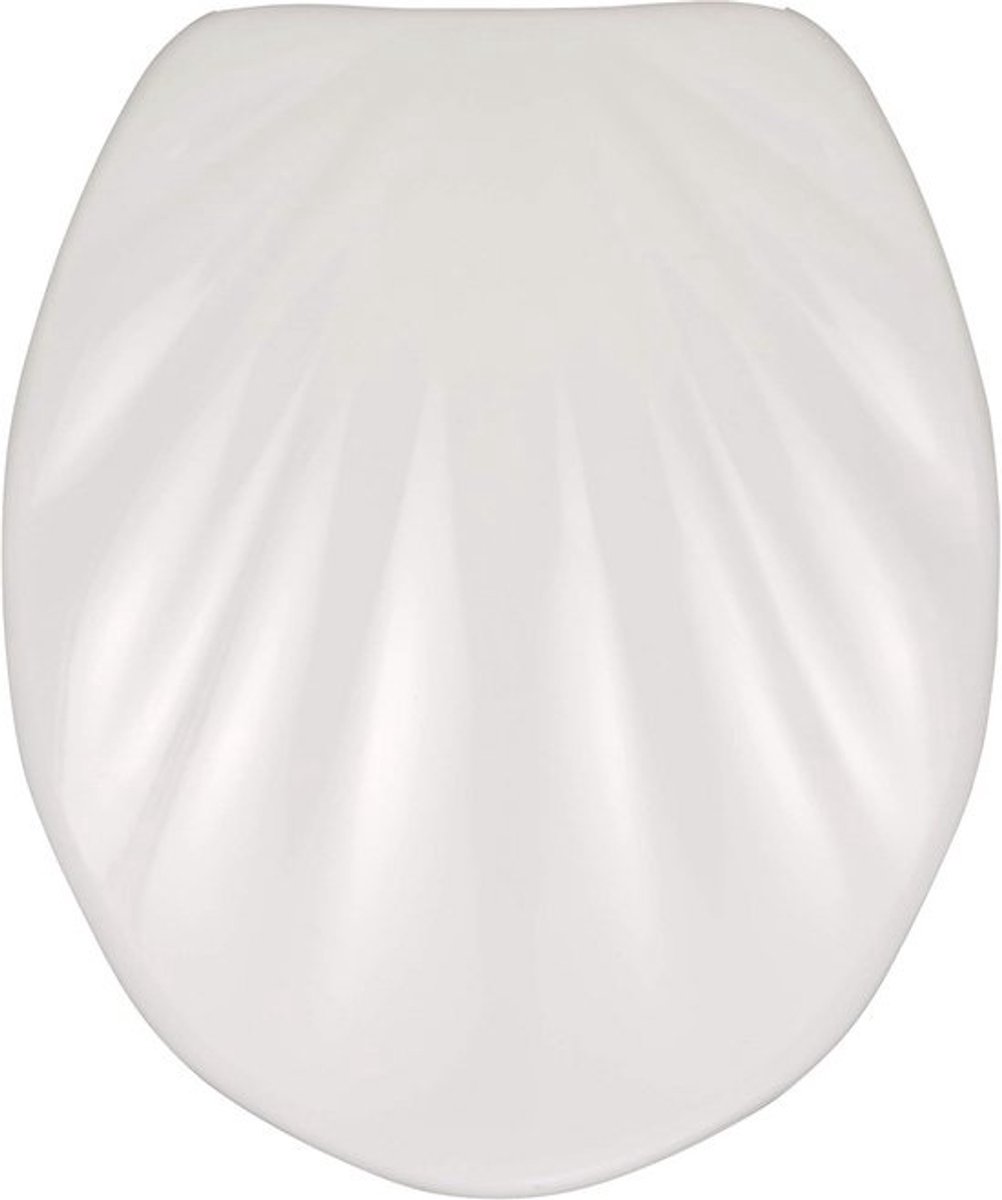 Hygiënische toiletbril met softclose, Duroplast, witte wc-deksel met Fix-Clip bevestiging