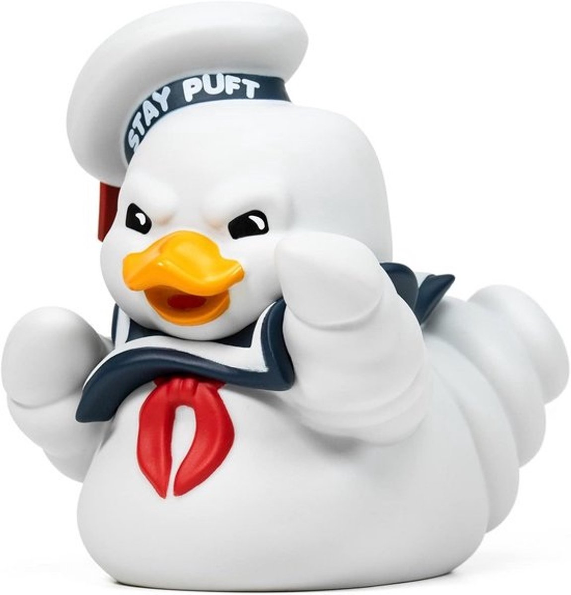 Verzamelbare Rubber Eend Figuur: Stay Puft Marshmallow Man Cosplay (Ghostbusters)