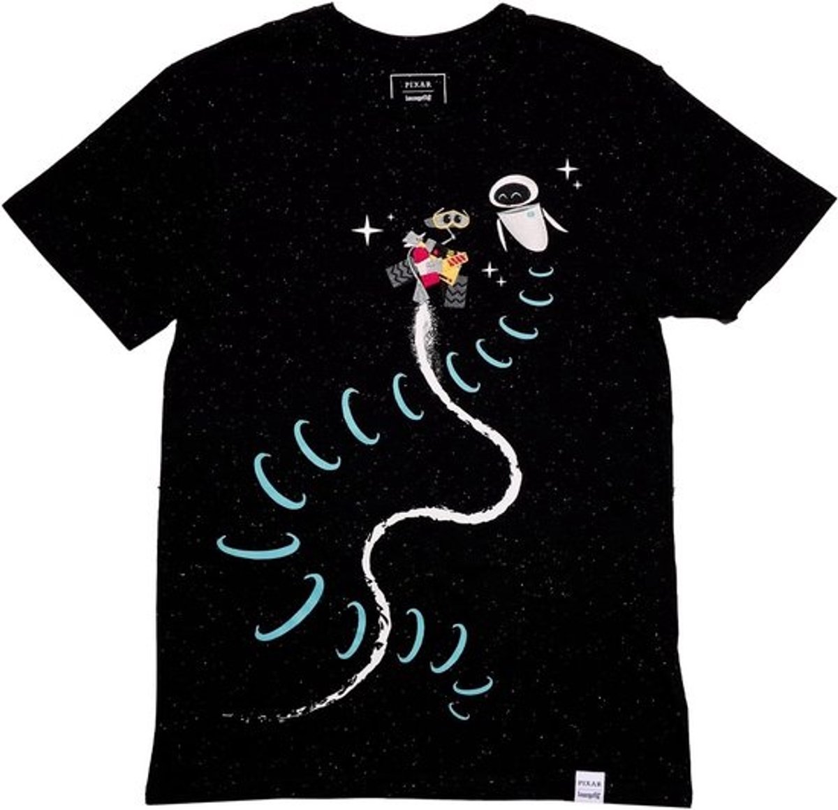 Pixar Wall-E & EVE T-shirt Unisex - Duurzaam Ontwerp