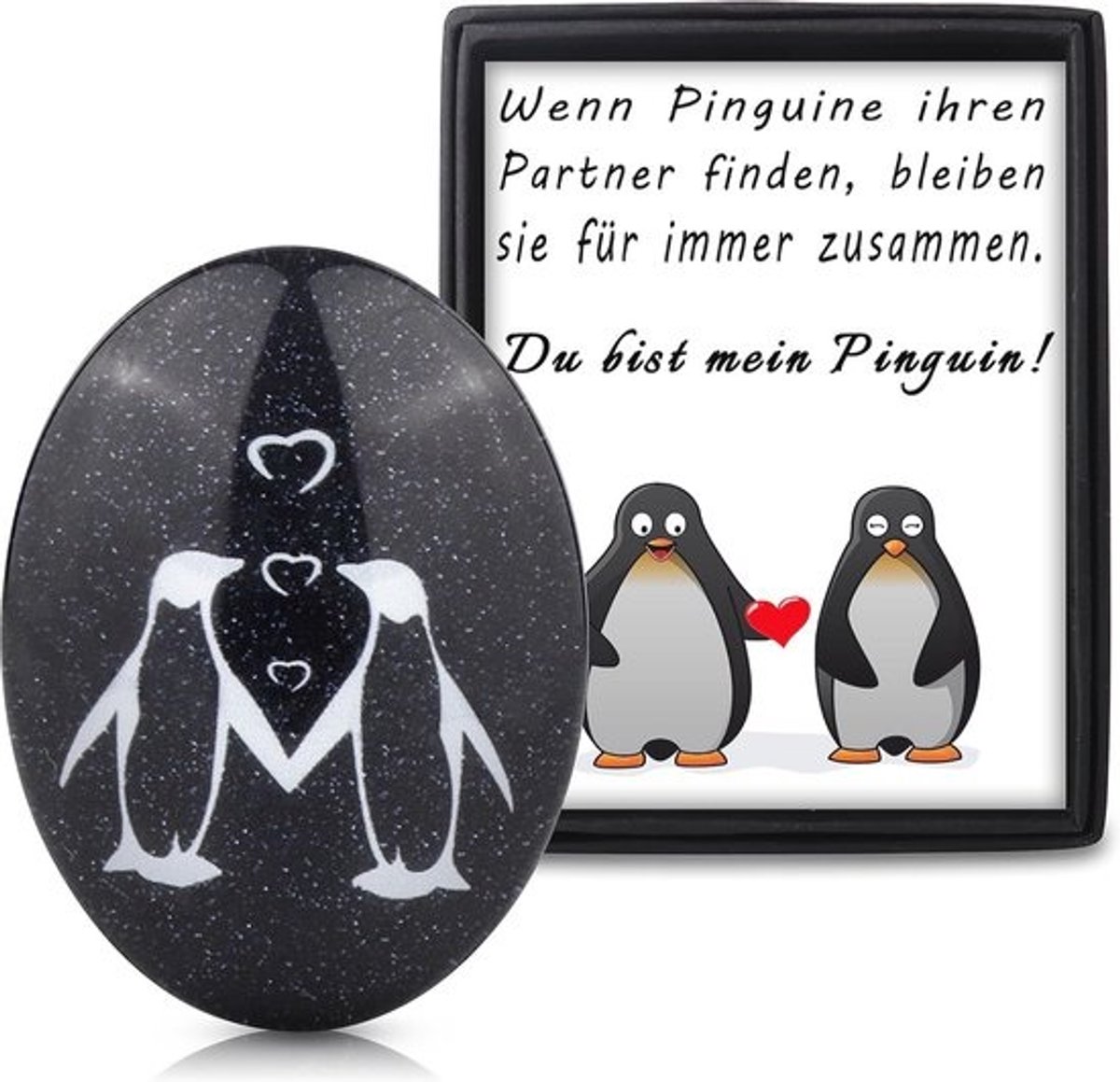 Romantisch Pinguïn Cadeau – Perfect voor Trouwdag, Valentijnsdag en Huwelijkscadeau