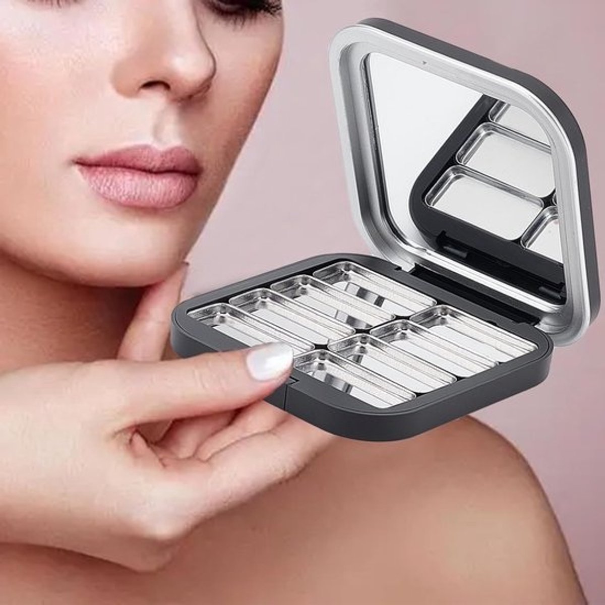 Lege Make-up Palette met 8 Vaks voor DIY Oogschaduw en Blush