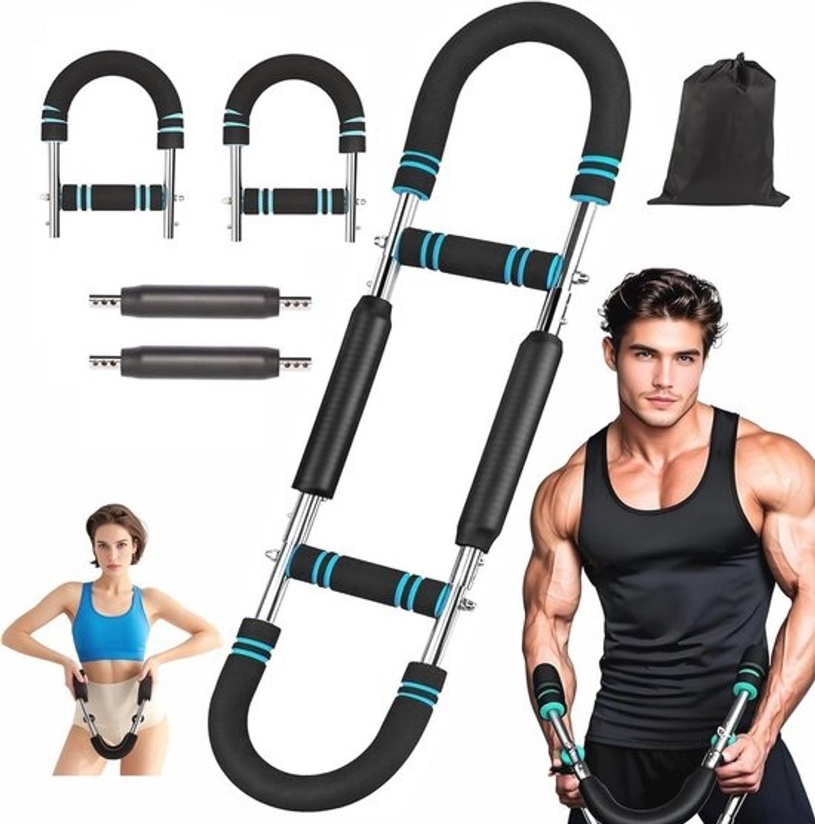 Verstelbare Arm Trainer - Efficiënte Tricep en Bovenlichaam Oefeningen voor Thuis