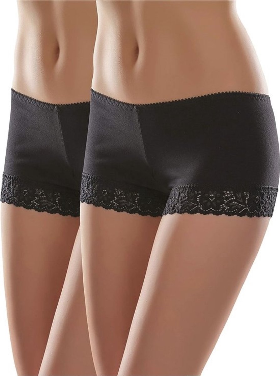 Dames Boxershorts van Katoen met Kant - Comfortabele Onderkleding