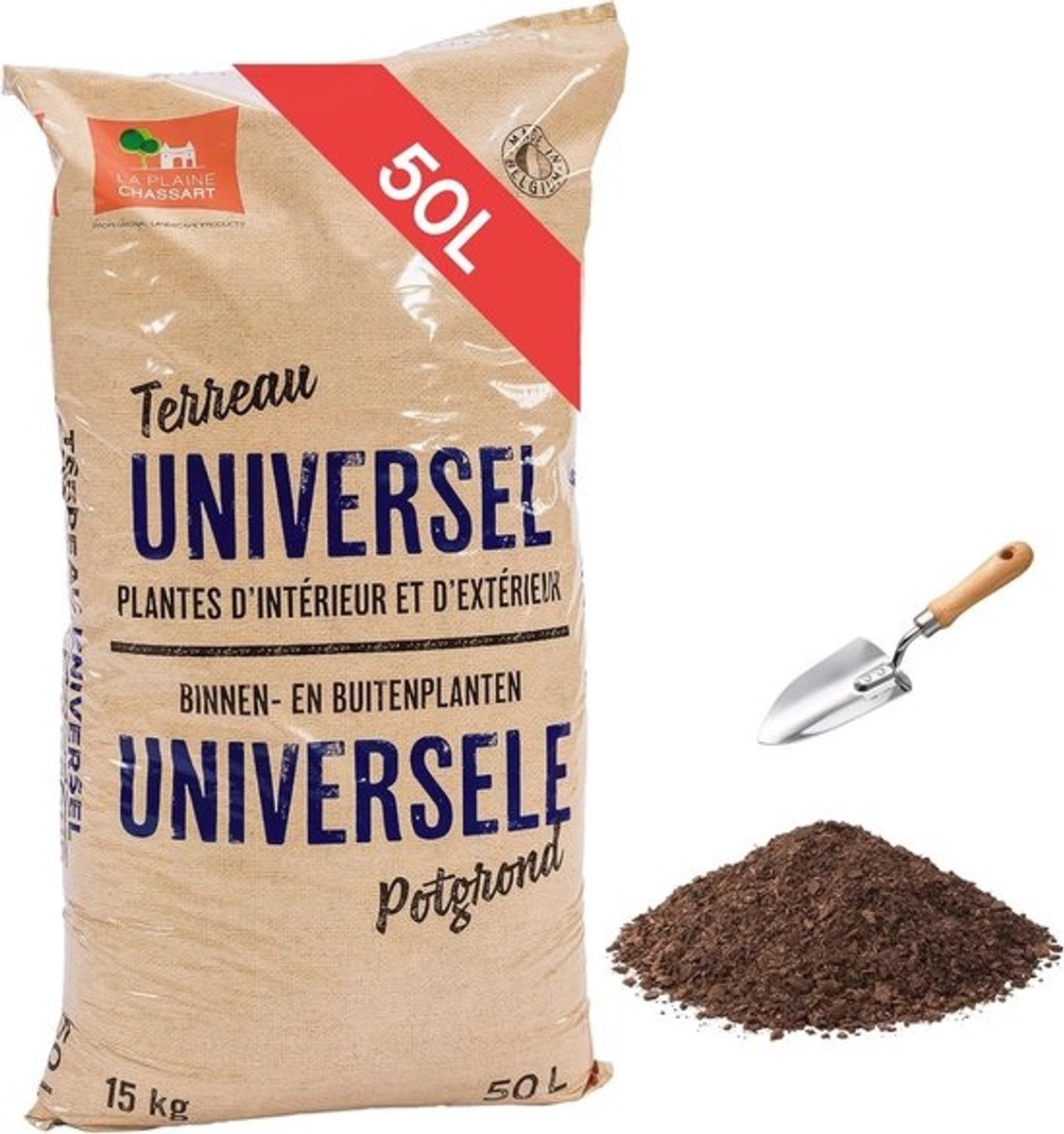 Universele Potgrond 50L - Voedzame en Kwalitatieve Aarde voor Binnenplanten en Tuinen