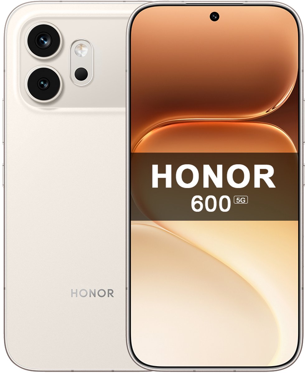 HONOR 600 Goud – 5G Smartphone – 8+256GB - 6,57 inch - IP69K