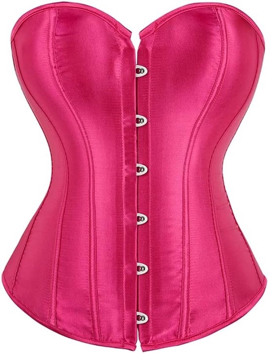 Plus Size Gothic Korset met Vetersluiting en Shapewear Ondergoed voor Dames