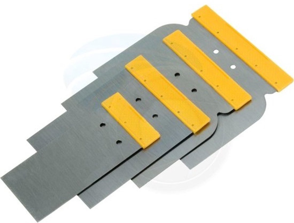 Plamuurmessen Set - Afsteekmessen Set - Muren Egaliseren - Set van 4 Maten - 50-120mm Breed