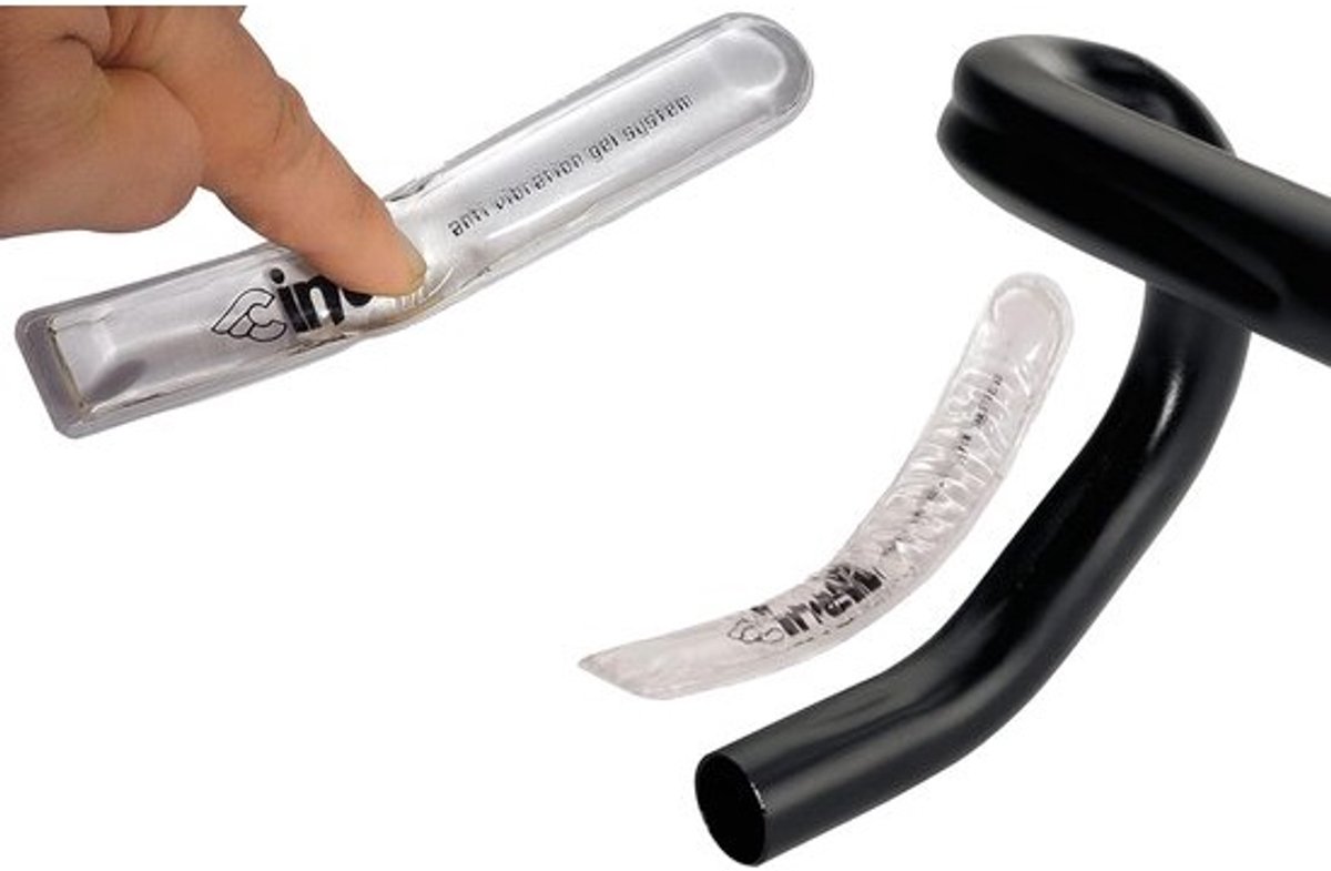Anti-vibratie Gel Systeem - Demper Strips - Comfortabel Fietsen - Technische Gel Vulling - Standaard Maat - Transparant
