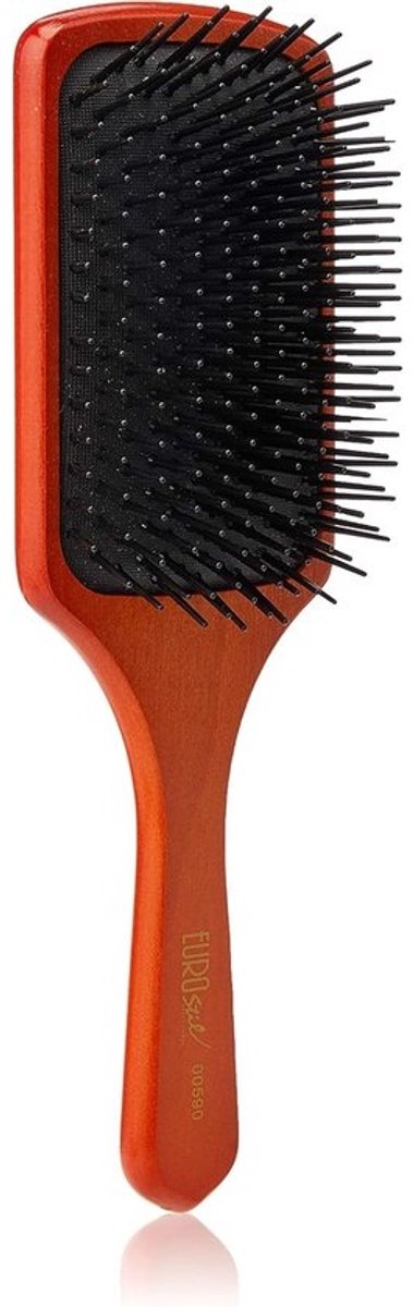 Haarborstel Rechthoekig - Grote Borstel - Dagelijks Haar - Ergonomisch Handvat - 29 cm Lengte - Zwart