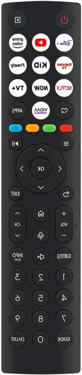Voice Afstandsbediening - Universele Controller - TV Bediening - Directe Koppeling - 10 Meter Bereik - Zwart
