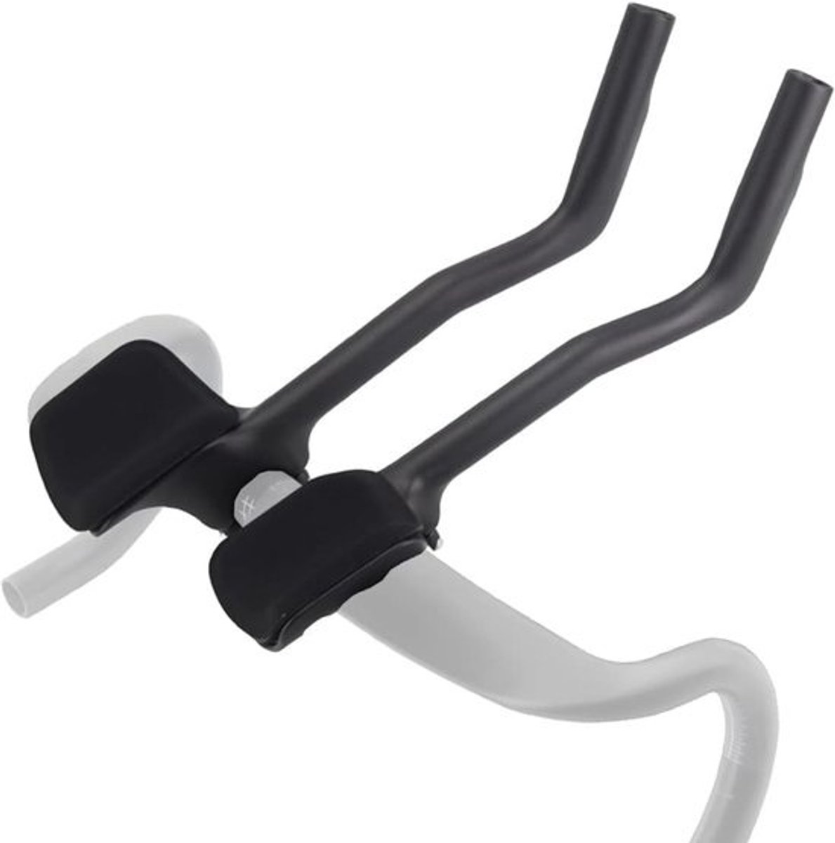 Triathlon Stuuropzetstuk - Aero Bar - Racefiets Prestaties - Koolstofvezel Lichtgewicht - 318 mm 360 mm - Zwart Mat