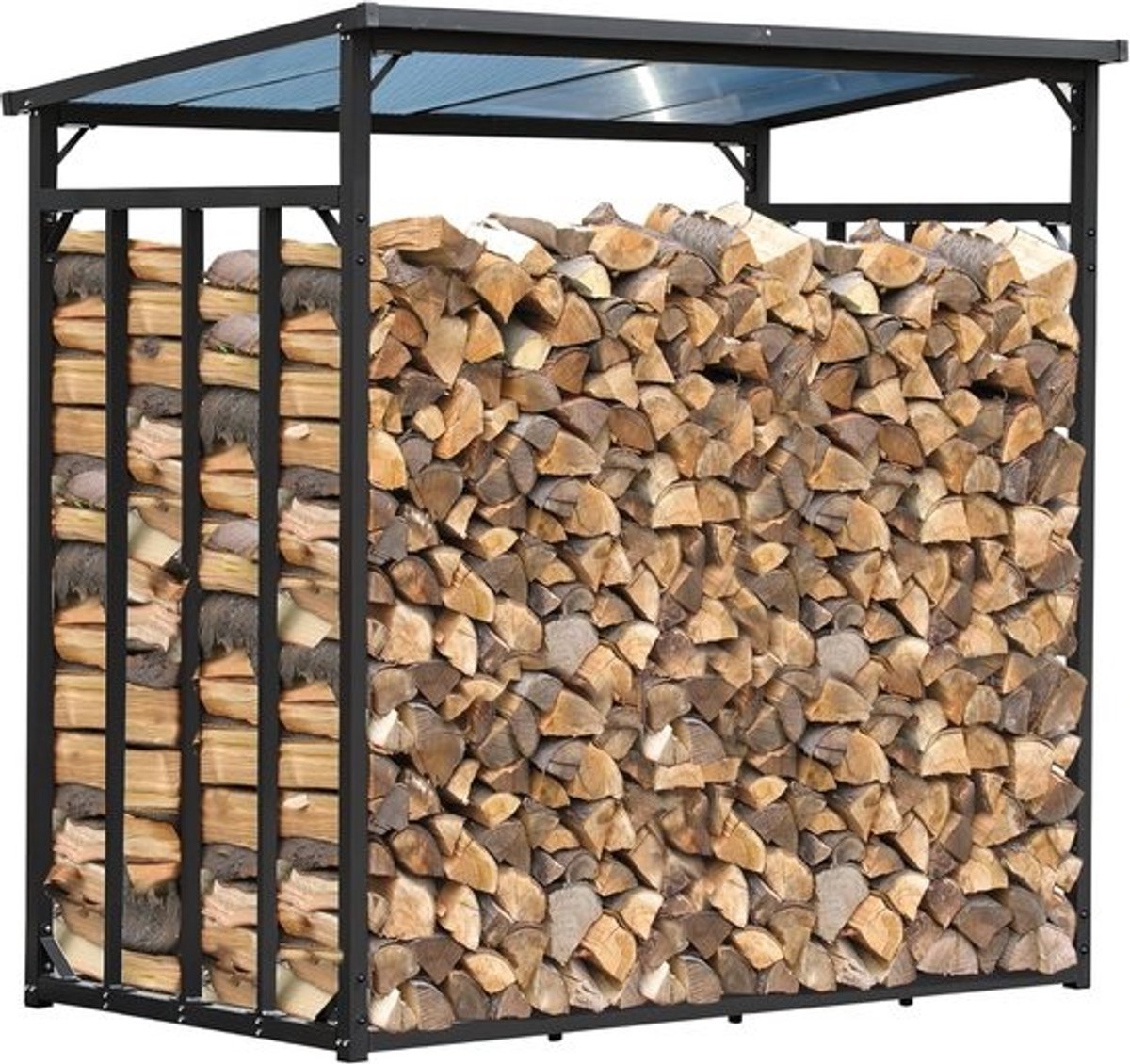 Houthok Buiten - Haardhout Opslag - Houtopslag - tuinopslag