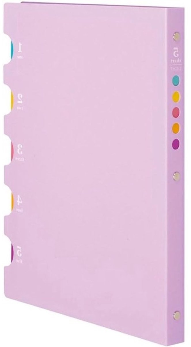 Ringband Notitieboek - Schrijfblok Agenda - Creatief Schrijven - Hoogwaardig Papier - B5 Formaat - Lichtblauw