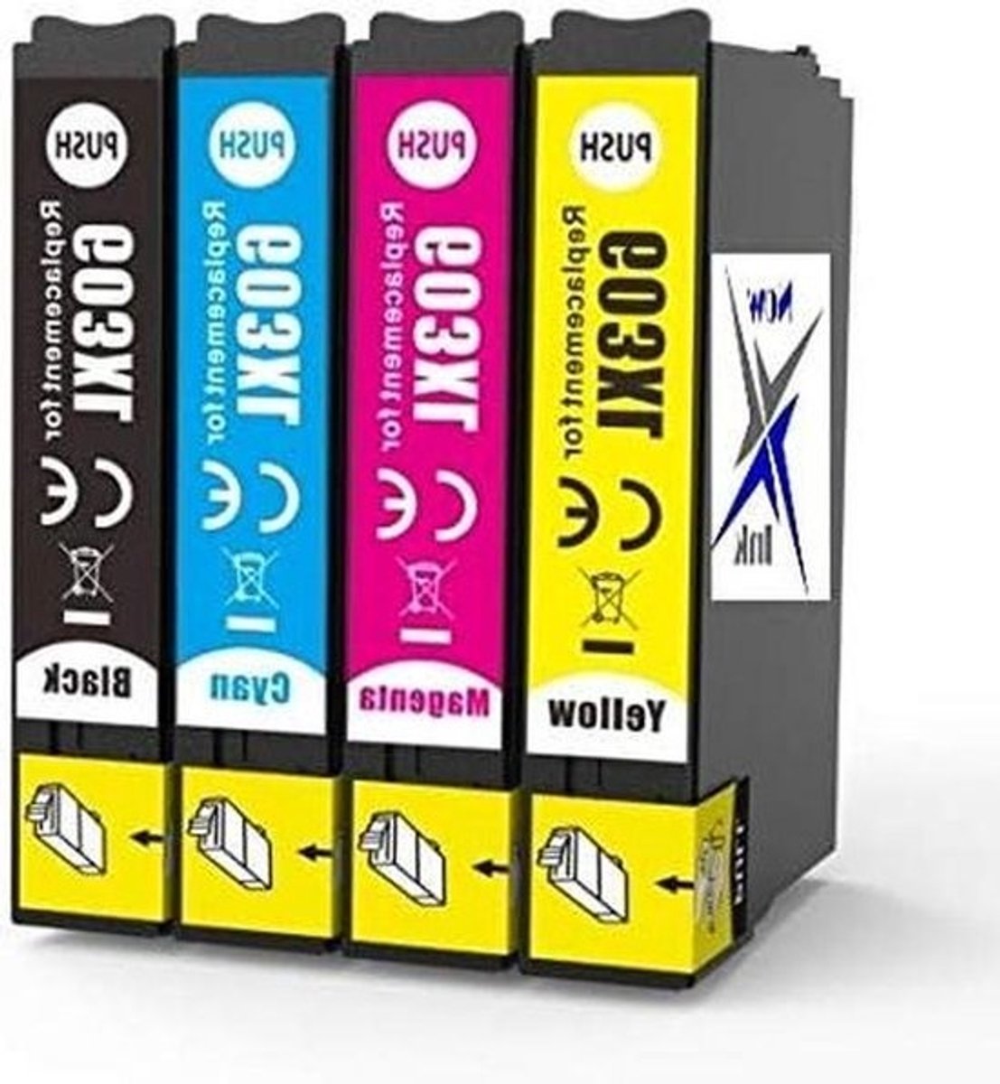 Inktcartridges Vervanging - 603XL Set - Printen Thuis - Hoge Capaciteit - 450 Pagina's - Veelkleurig