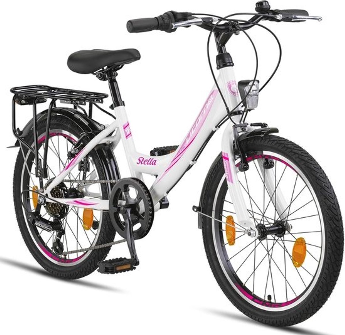 Stadsfiets voor Dames, Heren en Kinderen - 20, 24, 26, 28 Inch met 21 Versnellingen