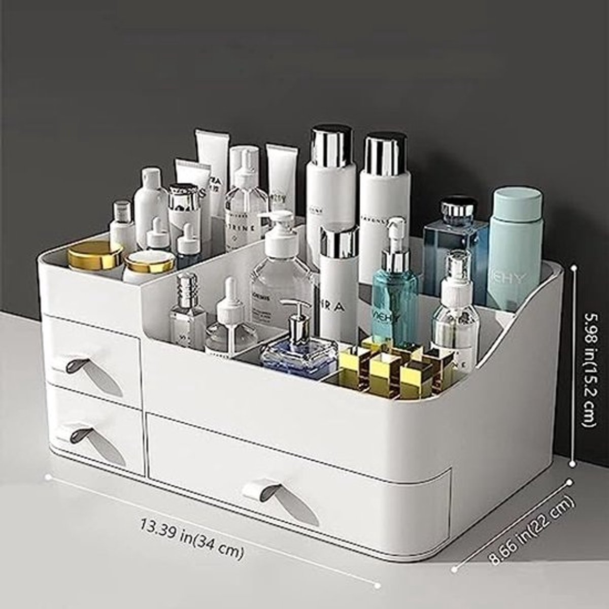 Grote Make-up Organizer met Laden voor Badkamer en Bureau