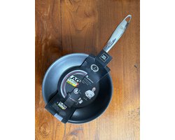 Masterpro RVS koekenpan 20 cm, alle warmte bronnen, ook inductie.