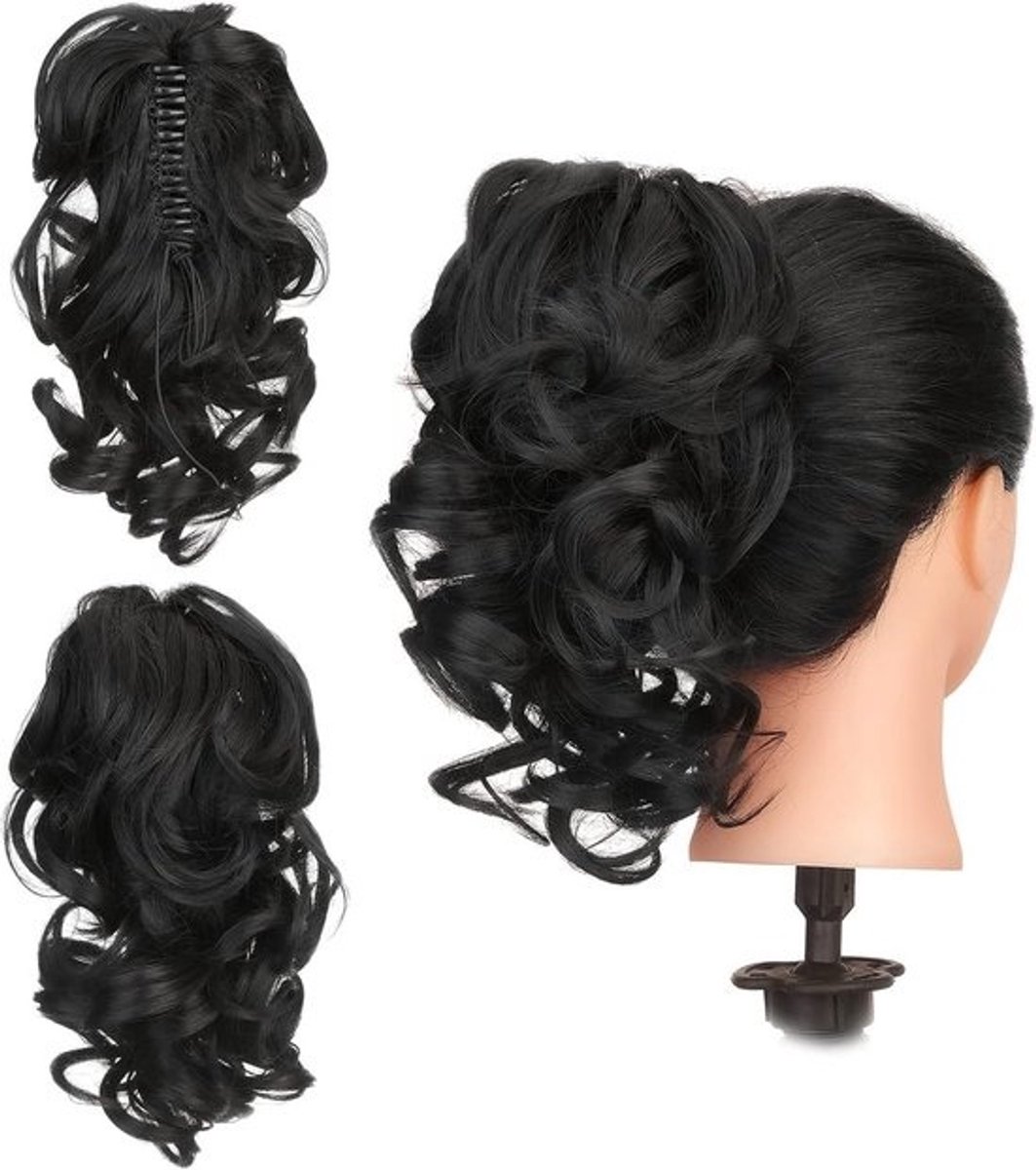Synthetische Krul Clip-in Paardenstaart Verlenging 30cm voor Vrouwen