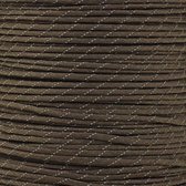 Rol 100 meter - Leger Groen Reflecterend Paracord 550 - #58