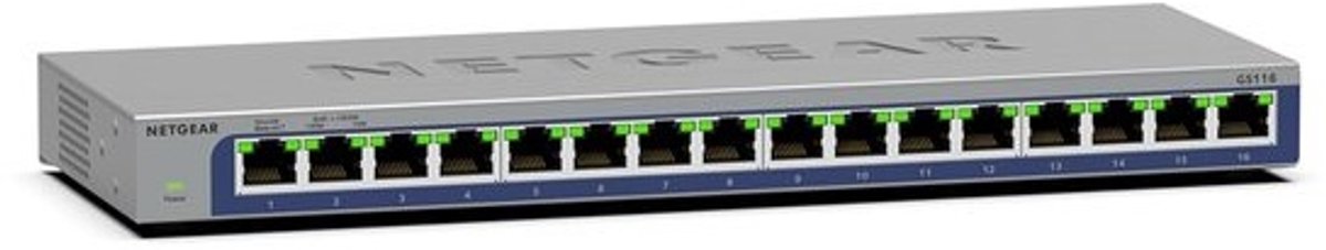 Gigabit Switch 16 Poorten - Betrouwbare Netwerk Switch voor Thuis en Kantoor