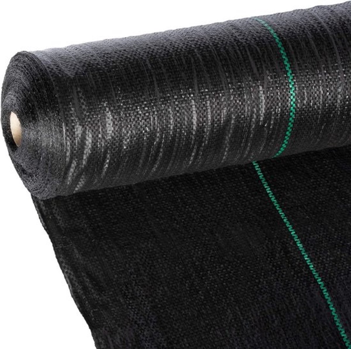 Geweven Anti Worteldoek Zwart 100 g/m² Gronddoek voor Onkruidvrije Tuin (2,00 m x 5,00 m)