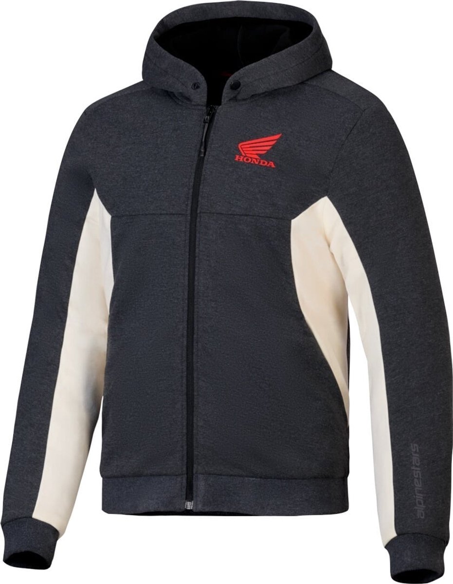 Alpinestars Honda Chrome V3 Sport Logo Motorfiets Zip Hoodie -