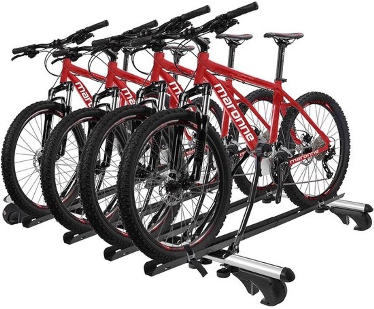 Afsluitbare Fietsendrager voor Dak met Framebevestiging