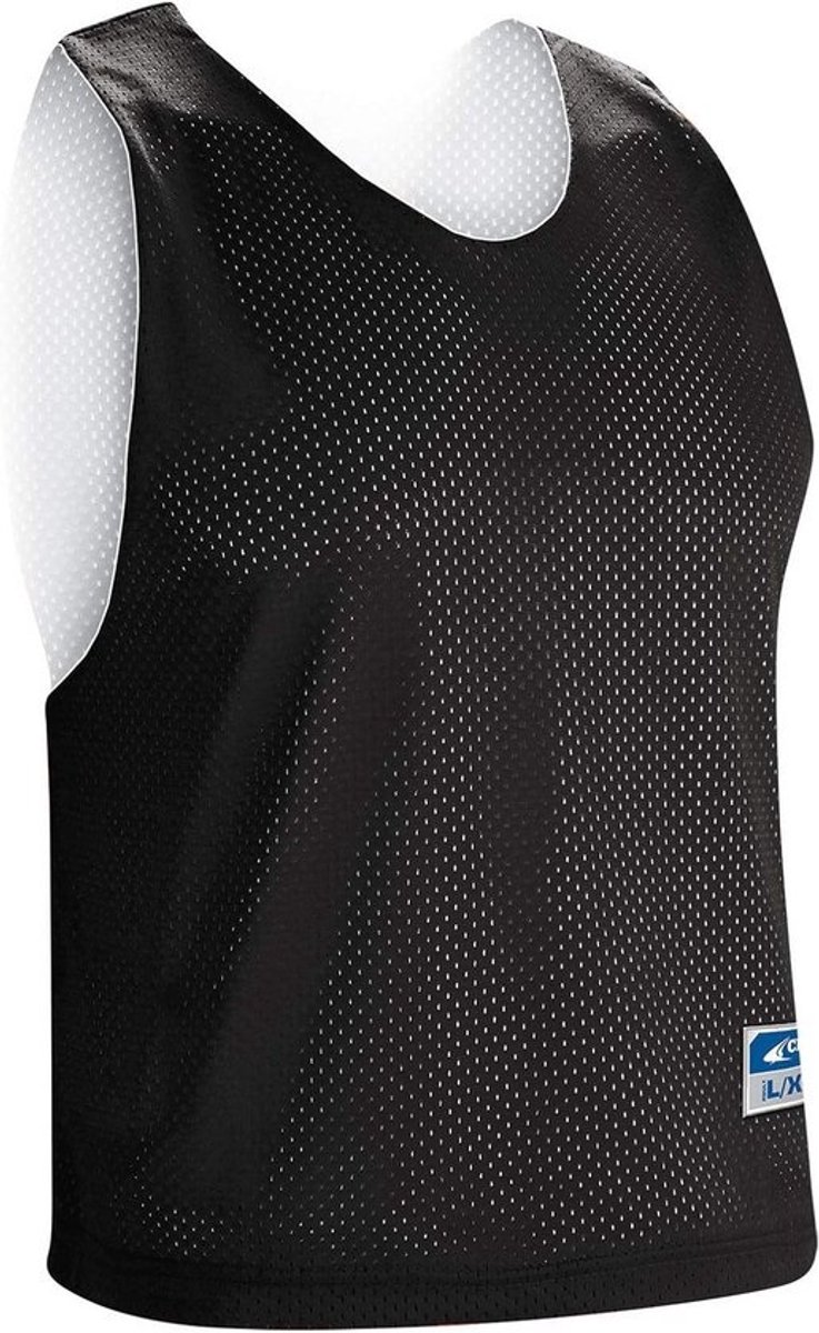 Lacrosse Jersey Voor Jongens - Omkeerbaar Polyester Sportshirt Zwart Wit